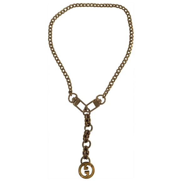 Yellow Gold vintage Gucci pendant with chain SOLD - Picture 1 of 3